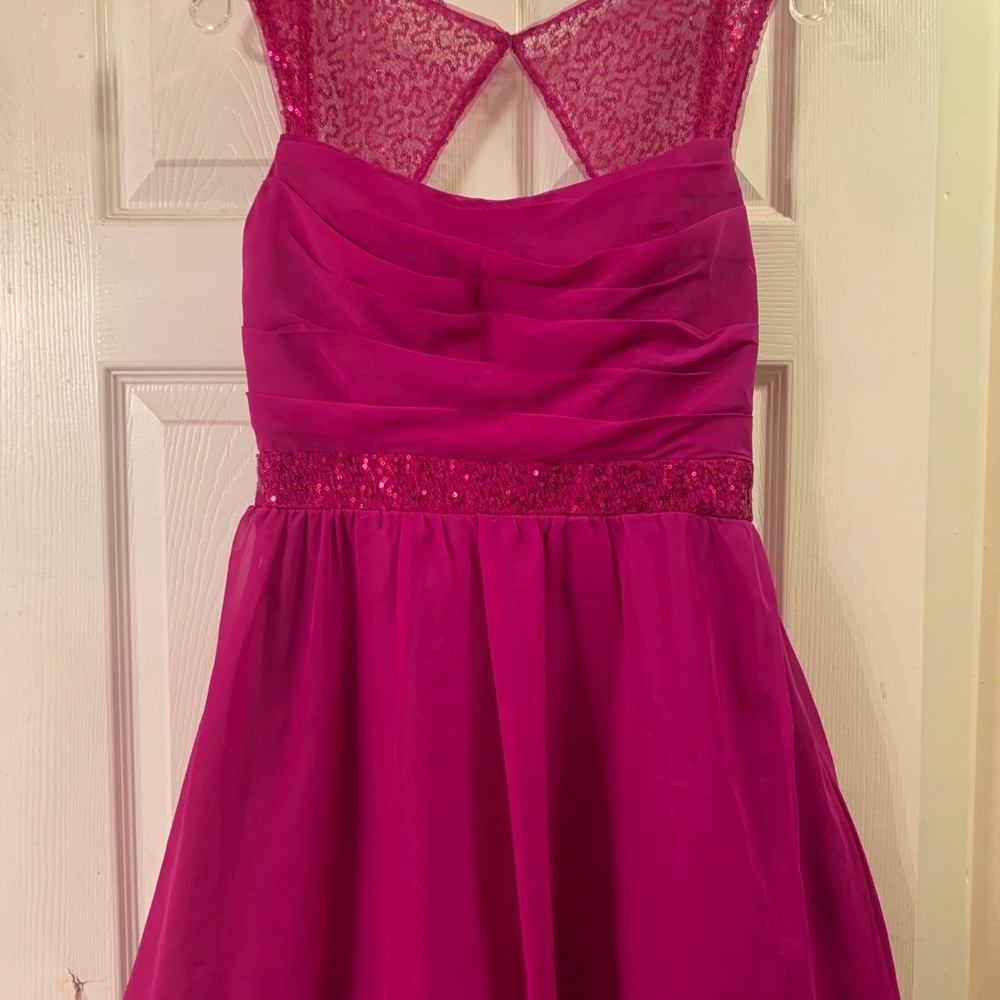 Pink short dress